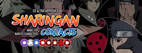 Get Naruto Sharingan Eye Contacts Online- PsEYEche