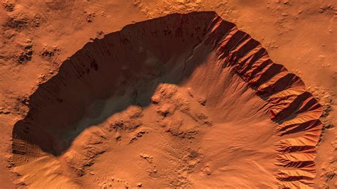 Gasa Crater Mars Rendered Using Autodesk Maya And Adobe L Flickr