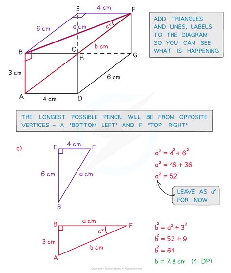 3d Pythagoras And Trigonometry Cie Igcse Maths Extended Revision Notes 2025