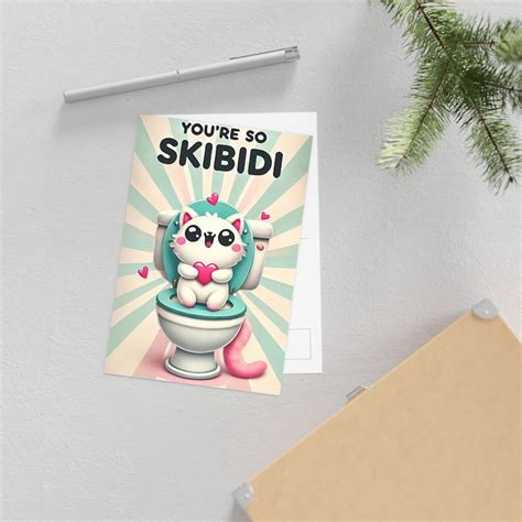 Skibidi Toilet Cards Etsy