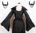 Movie Maleficent Costume Adult Women Witch Robe Dress Demon Cosplay