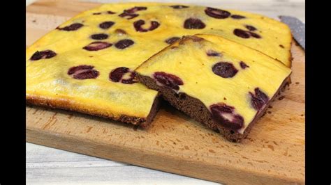 Brownie Cheesecake De Cerezas Con Thermomix Receta Paso A Paso Youtube