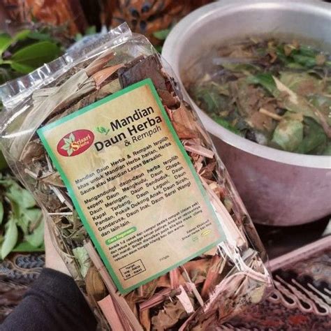 Mandian Daun Herba Rempah Berpantang Sri Sari Herbs Shopee Malaysia