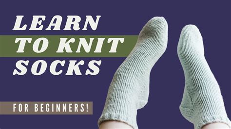 Learn To Knit Sock For Beginners Easy Vanilla Sock Knitting Tutorial Step By Step Youtube