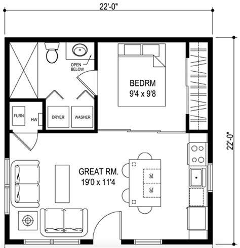 Adu Floor Plans 400 Sq Ft Deena Prichard