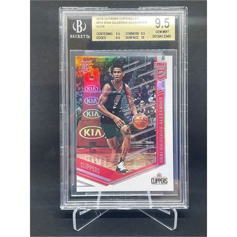 Panini Chronicles Elite Shai Gilgeous Alexander Rookie Gem