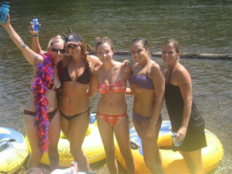 Annie Going Floating Down River My Best Friend Best Friends Bikinis