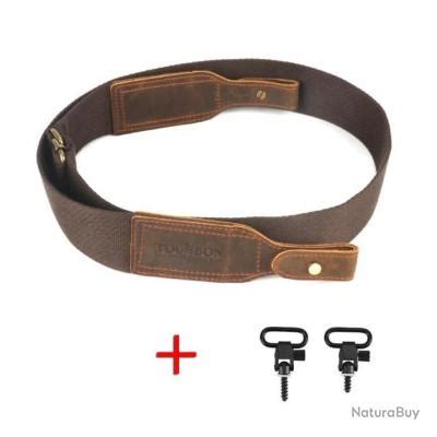 Tourbon Sangle En Cuir Et Coton Pour Fusil Avec Attaches Livraison