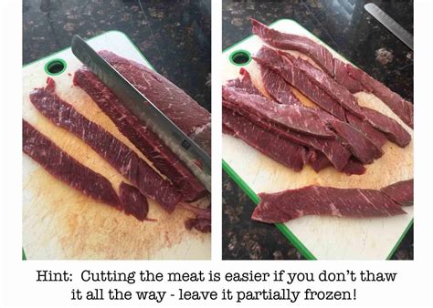 Sweet And Spicy Beef Jerky ~ The Recipe Bandit