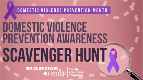 Domestic Violence Prevention Awareness: Scavenger Hunt