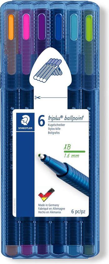 STAEDTLER Triplus Ball Balpen XB Box 6 St Bol