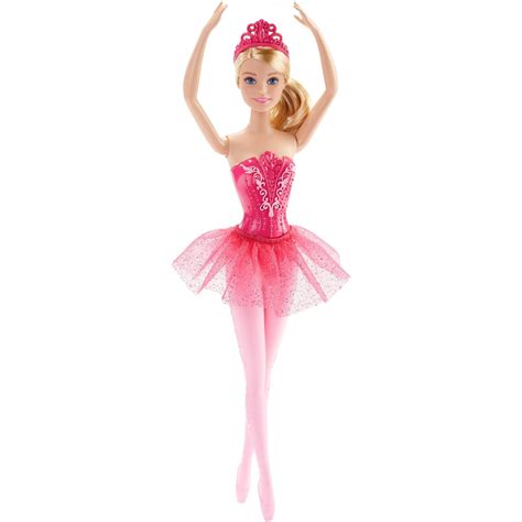 Barbie Ballerina Doll with Removable Pink Tutu & Tiara - Walmart.com