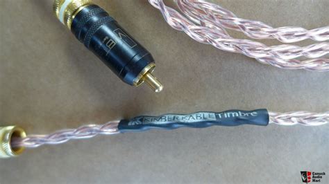 Mint Condition Kimber Kable Timbre Rca Interconnect Cables M Long