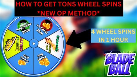 HOW TO GET TONS OF WHEEL SPINS IN BLADE BALL NEW METHOD FROM NEW