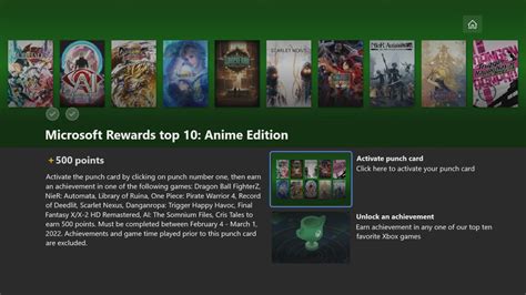 Microsoft Rewards Earn 500 Easy Points With This New Anime Xbox