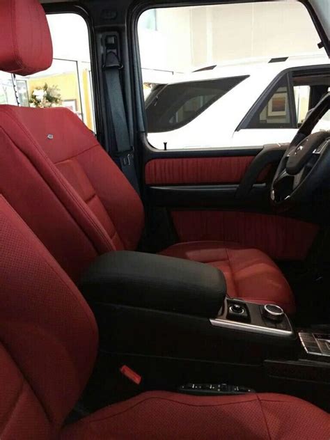 G Wagon Matte Black Red Interior Matte Red Mercedes G Class Mercedes G Wagon Mercedes G