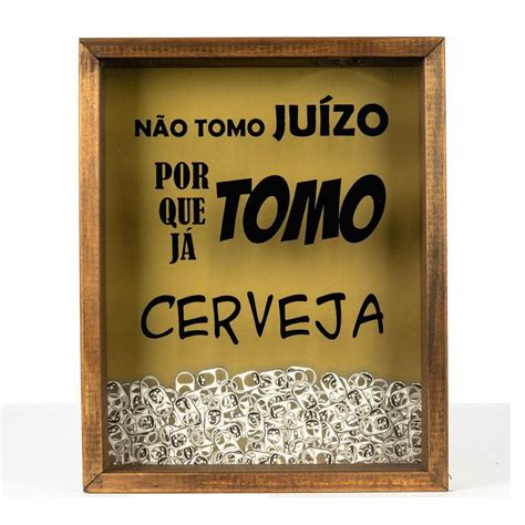 Quadro Porta Tampas De Cerveja Decoracao 21 5x27 CM Shopee Brasil