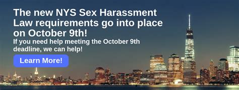 What Are You Doing To Comply With The New Nys Sexual Harassment Law