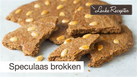 Recept Speculaas Brokken YouTube