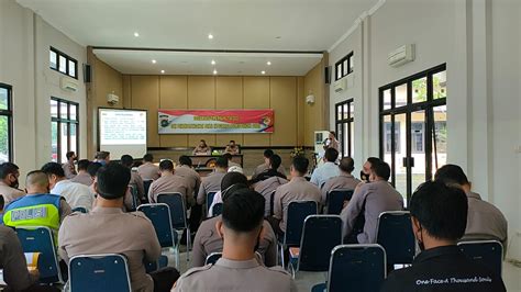 Polres Bangka Barat Sosialisaikan DIPA RKA KL T A 2022 Dan