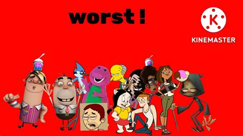 My Best To Worst Characters YouTube