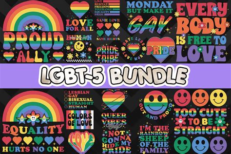 Lgbt Bundle Svg 20 Designs Part 5 Graphic By Enistle · Creative Fabrica