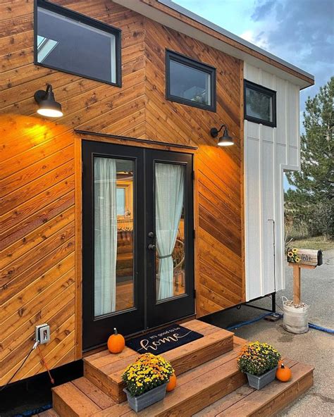 The Tiny House Is Made Out Of Wood