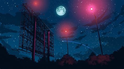 Aesthetic Anime Background Night Sky, Aesthetic Anime Sky HD wallpaper | Pxfuel