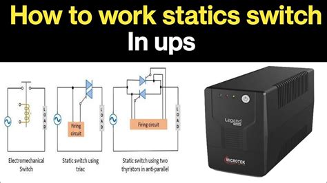 How To Work Statics Switch In Ups Statics Switch Working Statics