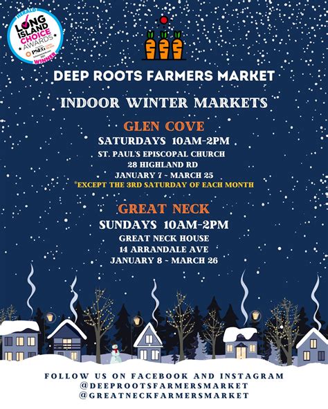 Feb 11 Deep Roots Indoor Winter Farmers Market Glen Cove Ny Patch