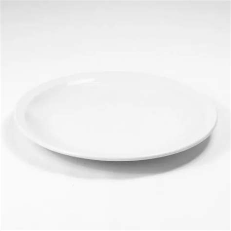 Plato Playo 27 Cm Porcelana Tsuji Linea Blanco