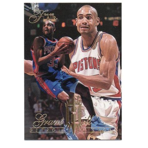 Nba 199495 Flair 213 Grant Hill Rcdetroit Pistons Hofer On Ebid