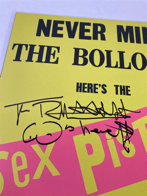 Lot 283 The Sex Pistols Nmtb Sleeve Signed By