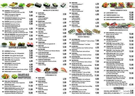 Menu — Sushi World