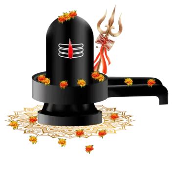 Trishul Shivlinga Of Lord Shiva Maha Shivratri Vector Mandala Design