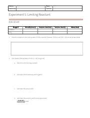 Lab Report Data Sheet Pdf Name Instructor Date Partner Experiment