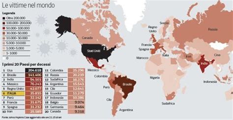 Coronavirus Nel Mondo Milione Di Vittime La Curva Sale Mila Al