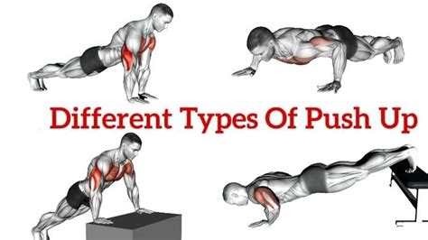 25 Different Types Of Push Ups (Best Variations) | Push up muscles ...