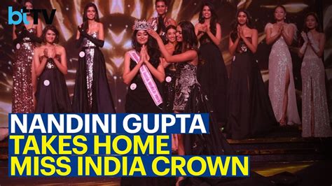 Who Is Nandini Gupta The Newly Crowned Miss India 2023 Youtube