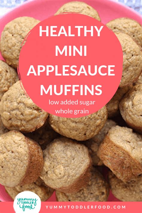 Applesauce Mini Muffins Artofit