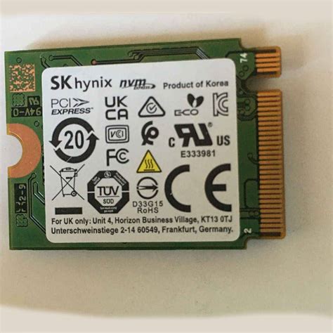 SK Hynix BC511 SSD 512GB NVMe/PCIe M.2 2230 – 1000depot