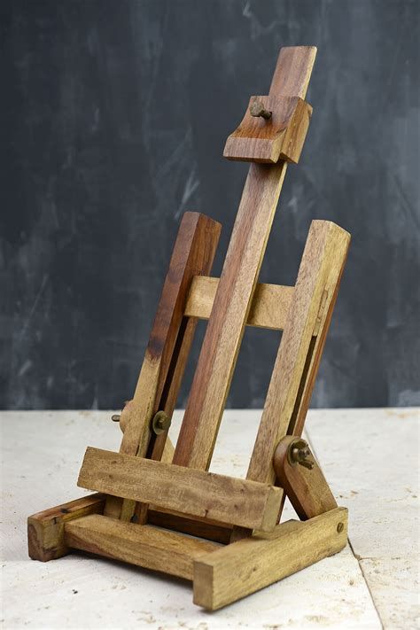 Tabletop Natural Wood Artist Easel In