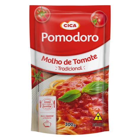 Supermercado Miliozzi MOLHO TOMATE POMODORO 300G TRAD SACHE