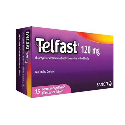 TELFAST 120MG 15 TABLETS Al Marwa Pharmacy Qatar