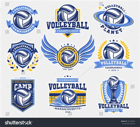 4956 Volleyball Championship Logo Stock Vectors Images And Vector Art