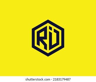 Ri Logo Design Vector Template Stock Vector (Royalty Free) 2183179487 ...