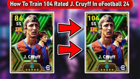 How To Train Epic J Cruyff In EFootball 2024 Mobile Epic J Cruyff