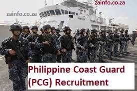 Philippine Coast Guard (PCG) Recruitment 2025-2026 - ZA INFO