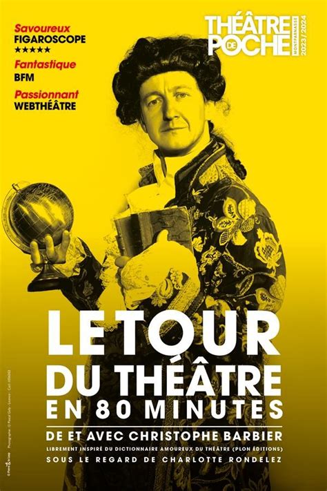 Le Tour Du Théâtre En 80 Minutes De Christophe Barbier Théâtre De Poche Montparnasse L