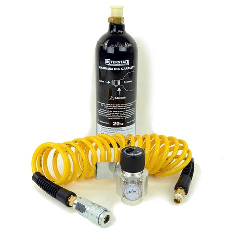 Pneumatic CO2 Regulator Kit With 20 Oz Tank